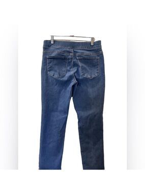 Croft & Barrow Womens Pull On Stretch 2 Pockets Denim Blue Jeans Size 6 Petite